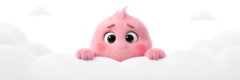 Bloomy Mascot Bottom Page