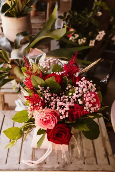 bouquet passion — création florale