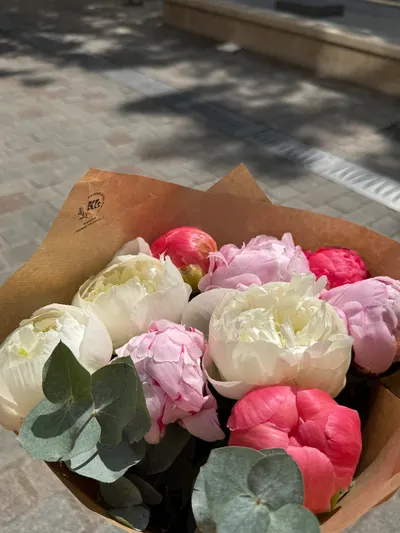 Bouquet de Pivoine — création florale