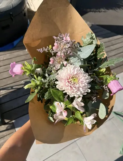 Photo du bouquet partagée par Juliette