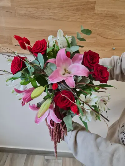 Bouquet structure — création florale