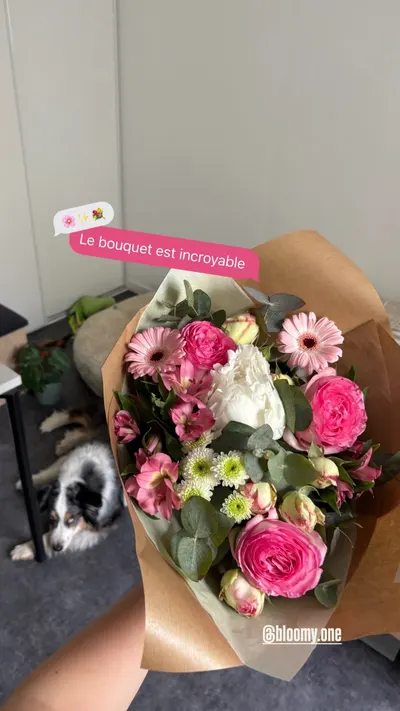 Photo du bouquet partagée par rdrigobibi
