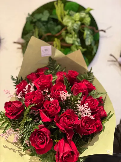 Bouquet de Rose Rouge — création florale