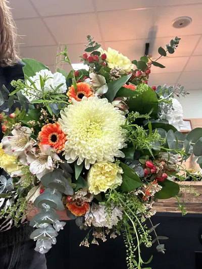 Bouquet rond Cozy — création florale
