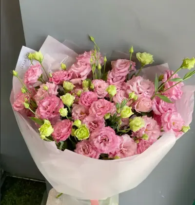 Pink Lisianthsu — création florale