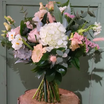 Bouquet nectarine — création florale